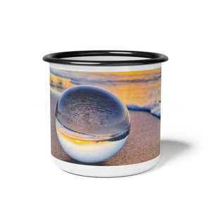 Enamel Camp Cup – Sunrise Beach Crystal Ball