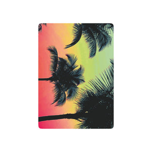 Poker Playing Cards - Palm Glow Sangria