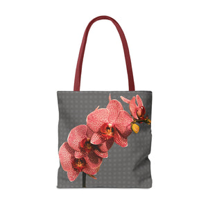 Red Orchid Photo Tote Bag - 3 Sizes