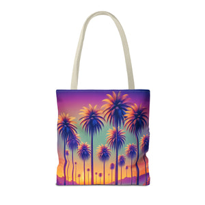 Sunset Palms Tote Bag - 3 Sizes
