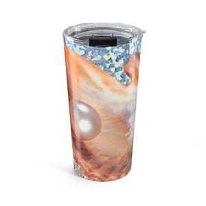 20oz Tumbler — Disco Peach Pearl Travel Cup