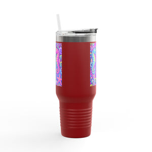 Seahorses/Fantasy Pop nsulated Travel Mug - 40oz - Perfect for Outdoor Adventures