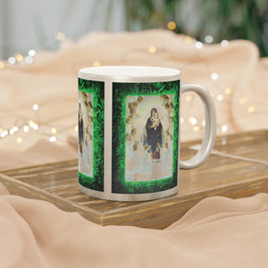Tropical Metallic Mug, Religious, Silver - Madonna of the Angels