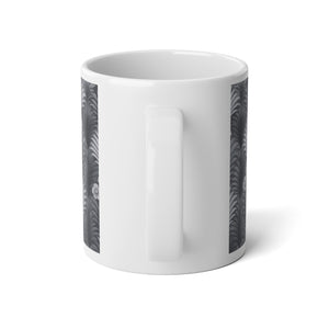Jumbo Mug, 20oz, Sunrise Palms Noir | Tropical Coffee Cup