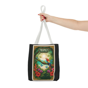 Tote Bag — Parrot Friends at Seashore, TLC Logo