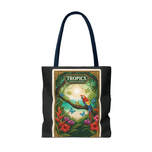 Tote Bag — Parrot Friends at Seashore, TLC Logo