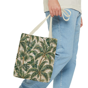 Tropical Palms MosaicTote Bag – Vintage Beach Market Bag