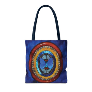 Real Oval Butterfly Wing Art Tote Bag - 3 Sizes