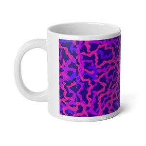 Jumbo Mug, 20oz, Coral Threads Heatwave | Tropical Coffee Cup