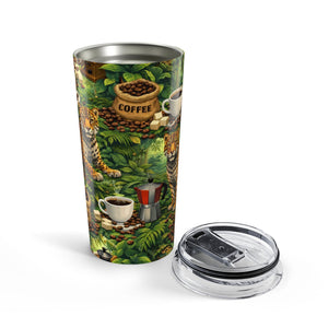 20oz Tumbler ~ UFO & Jungle Jaguars Insulated Travel Cup
