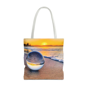 Sunset Beach Crystal Ball Tote
