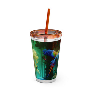 Tropical Tumbler with Straw | 16 oz: Flight School