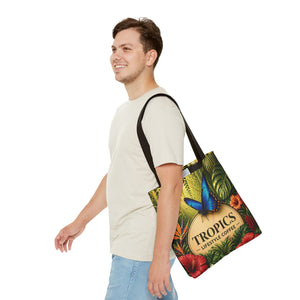 Rainforest Butterfly Coffee Brand Tote Bag - 3 Sizes