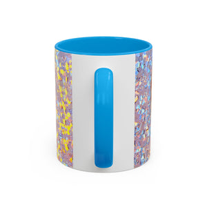 Colorful Mugs (11oz, 15oz), Disco Tiger Stripe Nautilus Macro