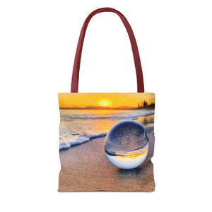 Sunset Beach Crystal Ball Tote