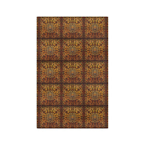 Microfiber Coffee/Tea Towel – Jaguar Kaleidoscope Mosaic