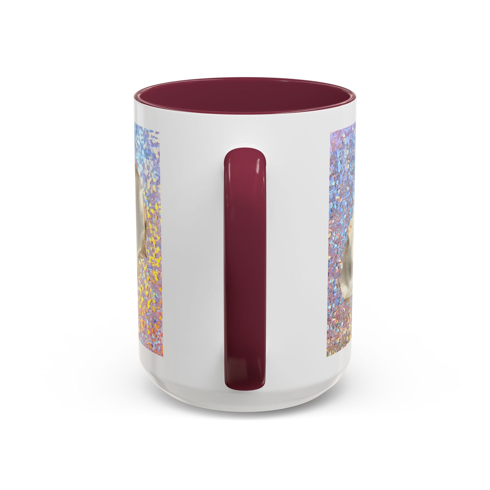 Colorful Mugs (11oz, 15oz), Disco White Pearl Oyster