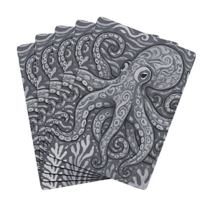 Poker Playing Cards - Noir Kraken Joe