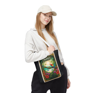 Tote Bag — Parrot Friends at Seashore, TLC Logo
