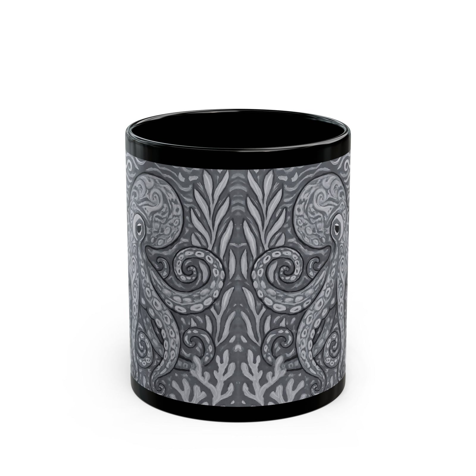Black Coffee Mug - Kraken Joe, Noir