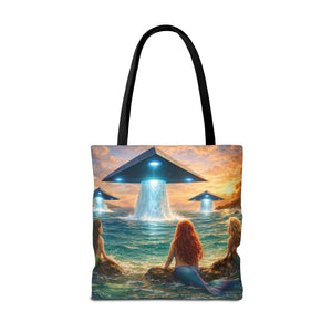 UFOs & Mermaids Tote Bag - 3 Sizes