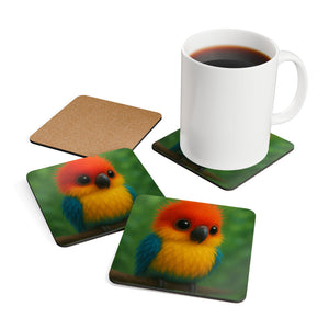 Coaster Set/4 - Baby Parrot