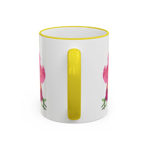 Accent Rim & Handle Mug – Tropics Lifestyle Coffee, Deco Long Logo