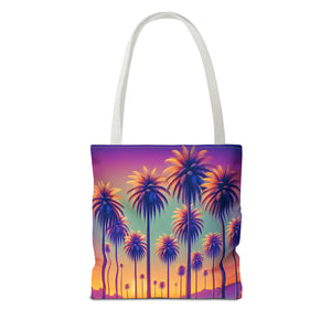 Sunset Palms Tote Bag - 3 Sizes