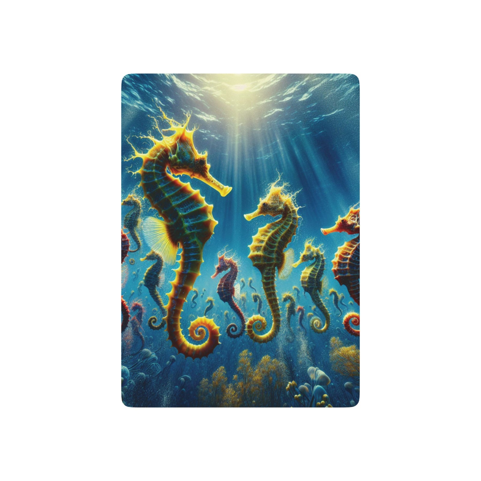 Poker Playing Cards - Seahorse Party