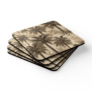 Coaster Set/4 - Lisa's Fluffy Palms