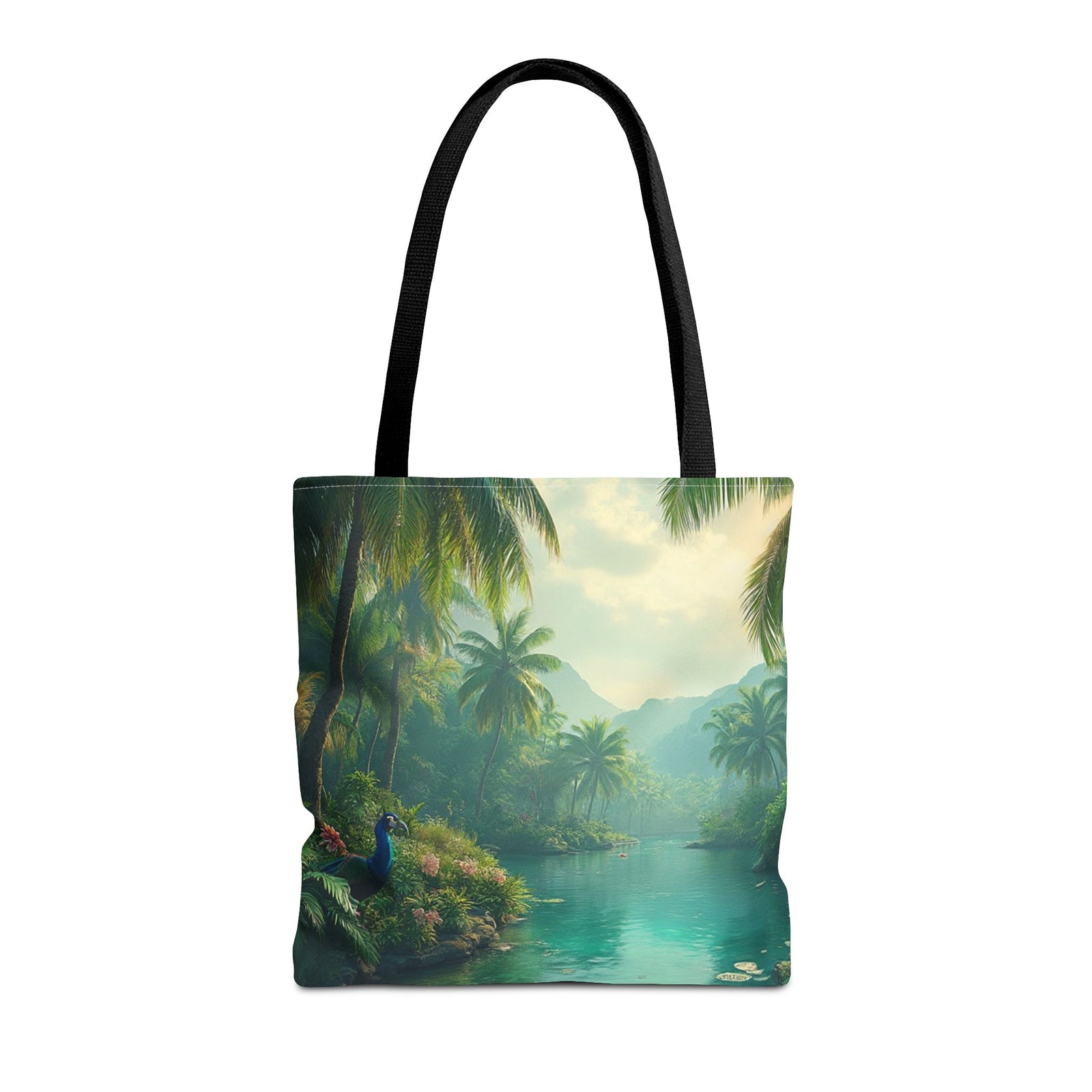Resting Peacock Tote Bag - 3 Sizes