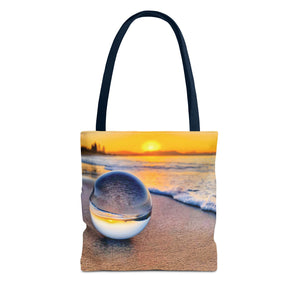 Sunset Beach Crystal Ball Tote
