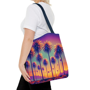 Sunset Palms Tote Bag - 3 Sizes