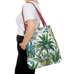 More Tropical Fruit/White Tote Bag - 3 Sizes