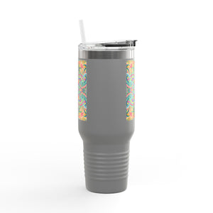 Kaleido Bay Insulated Travel Mug - 40oz - Perfect for Outdoor Adventures