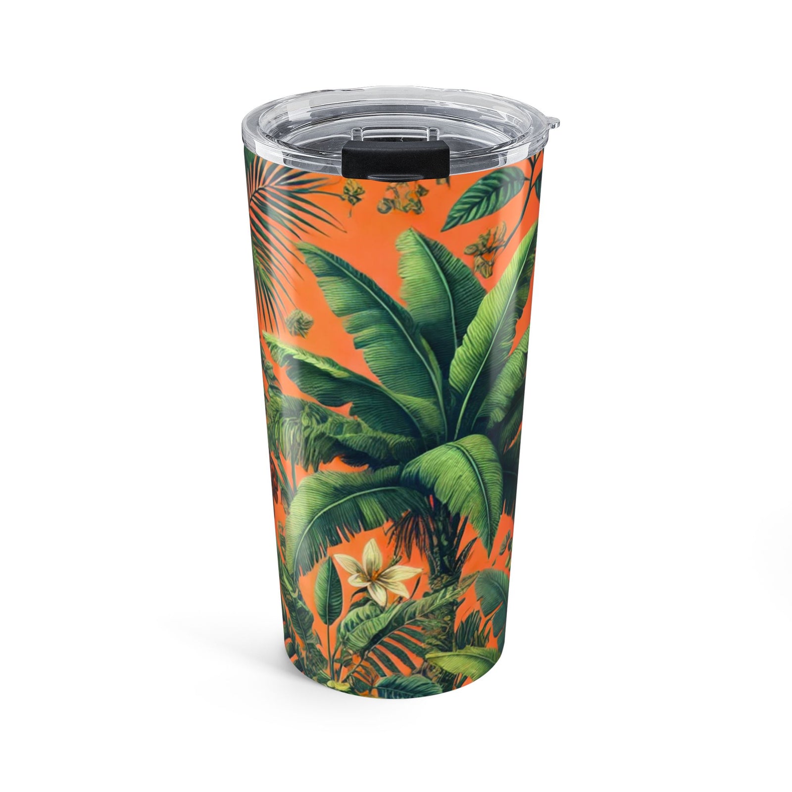 20oz Tumbler — Orange Palm Insulated Travel Cup