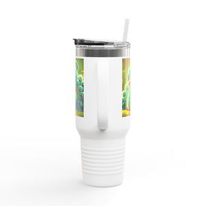Insulated Travel Mug, 40oz / Baby Peacock - Perfect for Outdoor Adventures