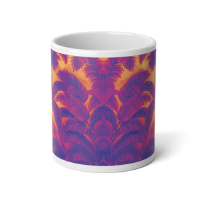 Jumbo Mug, 20oz, Rocco Palms Heatwave | Tropical Coffee Cup