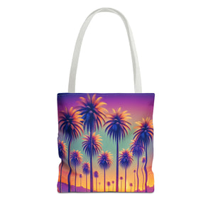 Sunset Palms Tote Bag - 3 Sizes