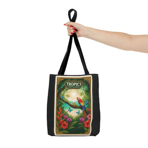 Tote Bag — Parrot Friends at Seashore, TLC Logo