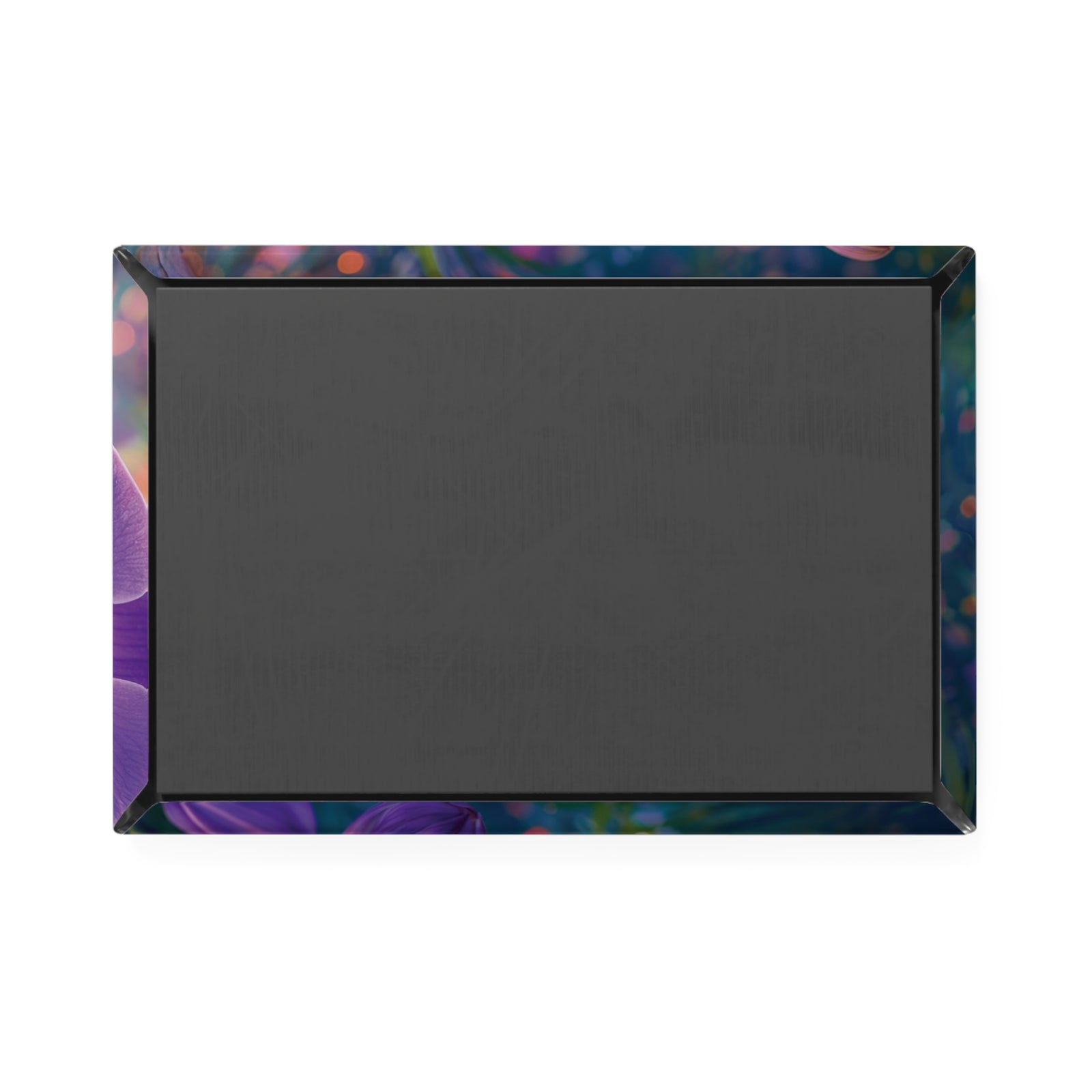 Twilight Orchids Flower Rectangle Magnet — Tropics Lifestyle Coffee Decorative Fridge Magnet