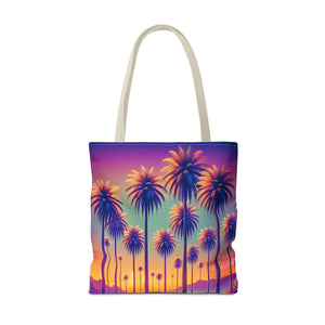 Sunset Palms Tote Bag - 3 Sizes