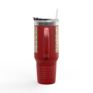 Funny Tiki Totems Insulated Travel Mug - 40oz - Perfect for Outdoor Adventures