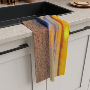 Microfiber Coffee/Tea Towel ~ Beach Sunset Crystal Ball