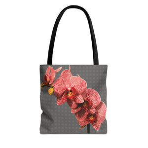 Red Orchid Photo Tote Bag - 3 Sizes