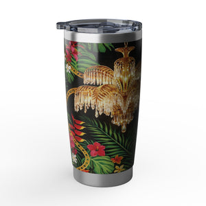 Vagabond 20oz Tumbler ~ Hollywood Regency Parrot