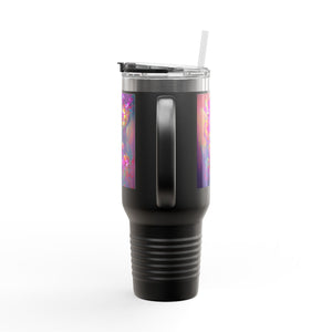 Fantasy Orchids Insulated Travel Mug - 40oz - Perfect for Outdoor Adventures