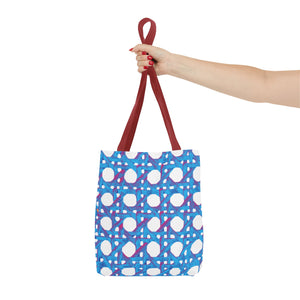 Beach Chair Wicker/Turquoise Tote Bag - 3 Sizes