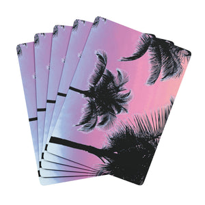 Poker Playing Cards - Palm Glow Pastels