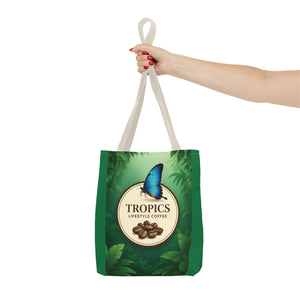 Branded Coffee Butterfly Tote Bag - 3 Sizes